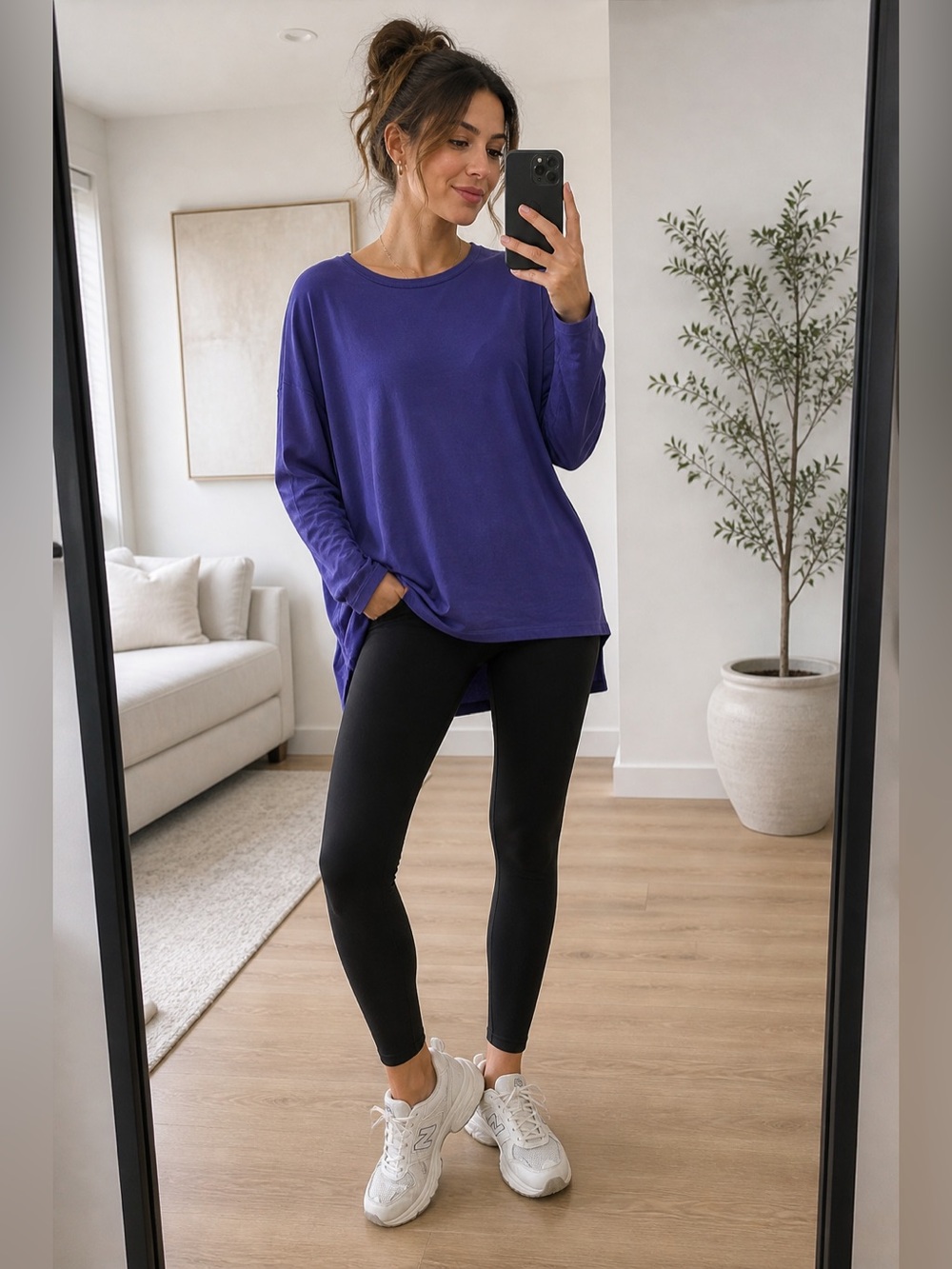 Like new lululemon athletica purple Long Sleeve Top XS S 2